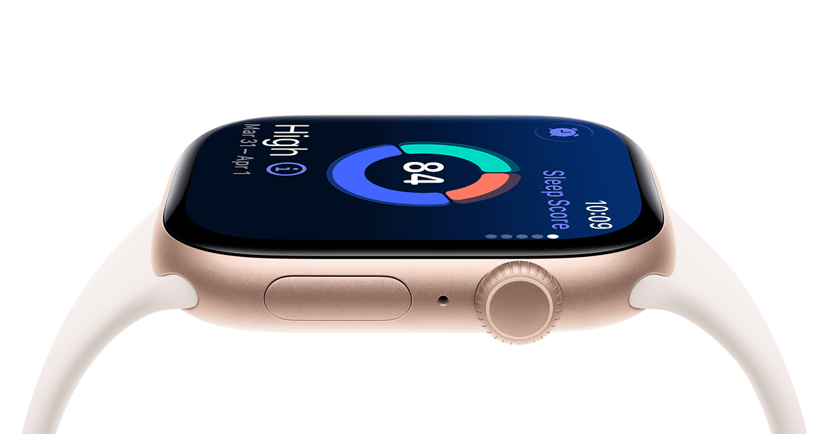 Apple Watch Series 11 in gold aluminium, 42mm, sourced from apple.com/za