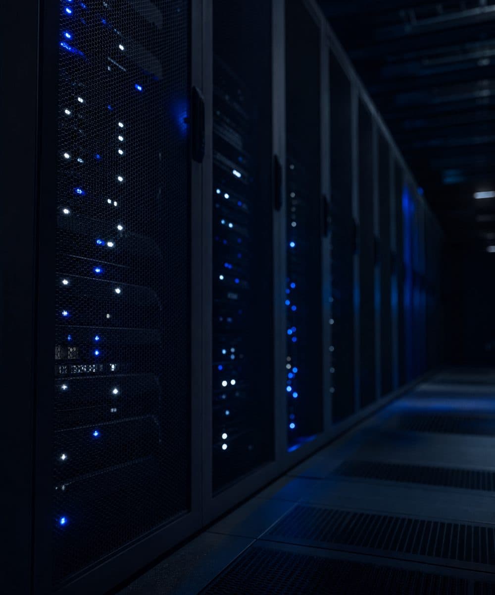Cloud server infrastructure and data centre racks