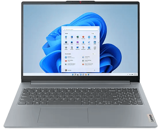 Lenovo IdeaPad Slim 3 laptop in grey, sourced from lenovo.com/za